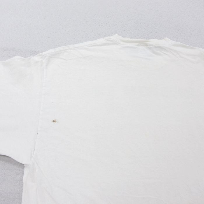 XL/古着 ヘインズ 半袖 ビンテージ Tシャツ メンズ 00s レスリング 大きいサイズ コットン クルーネック 白 ホワイト 25aug20 中古_画像7