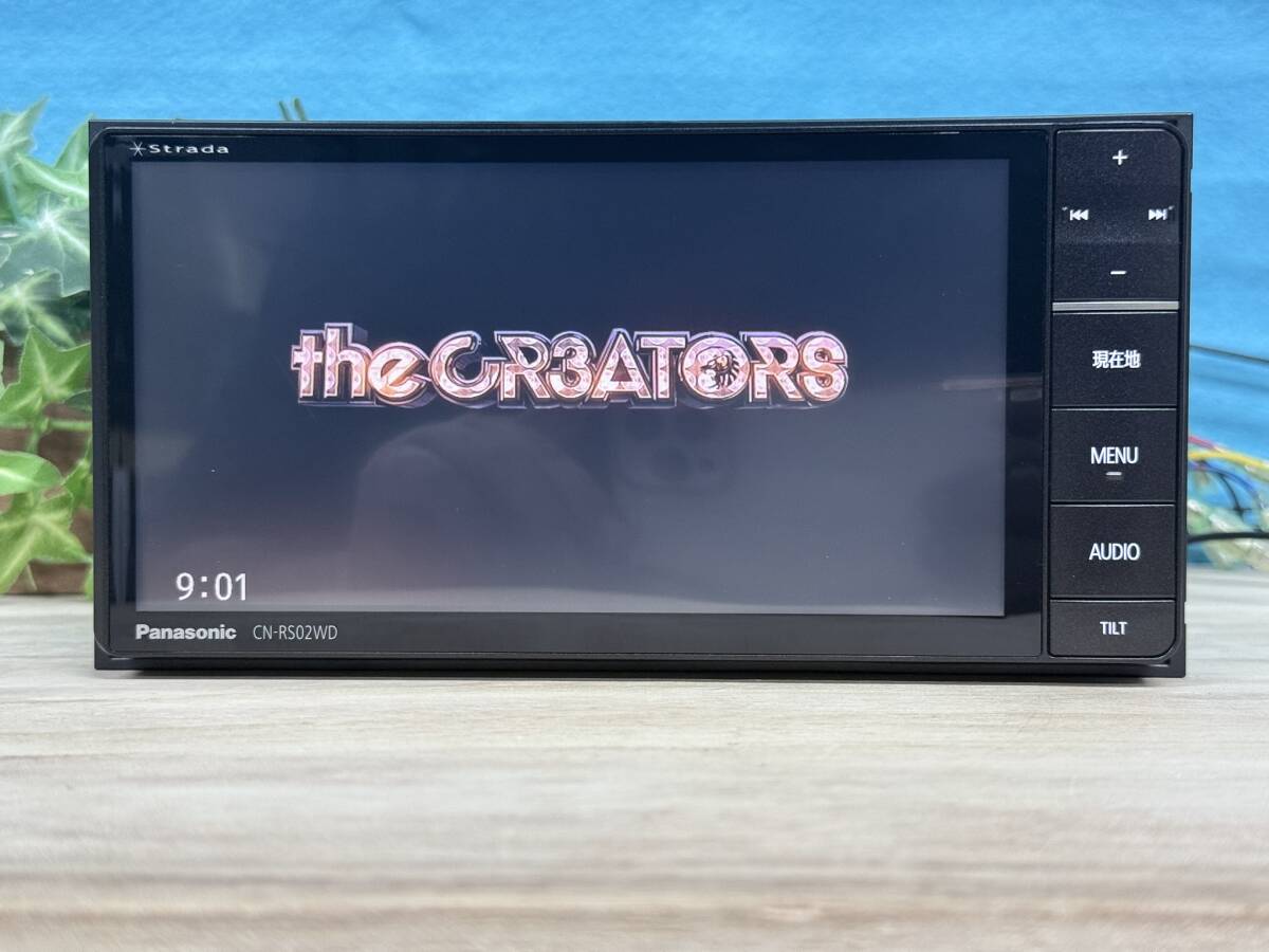 カーナビ Panasonic Strada CN-RS02WD 30日保証 地図2024年 パナソニック メモリーナビ CN-RS02WD CD