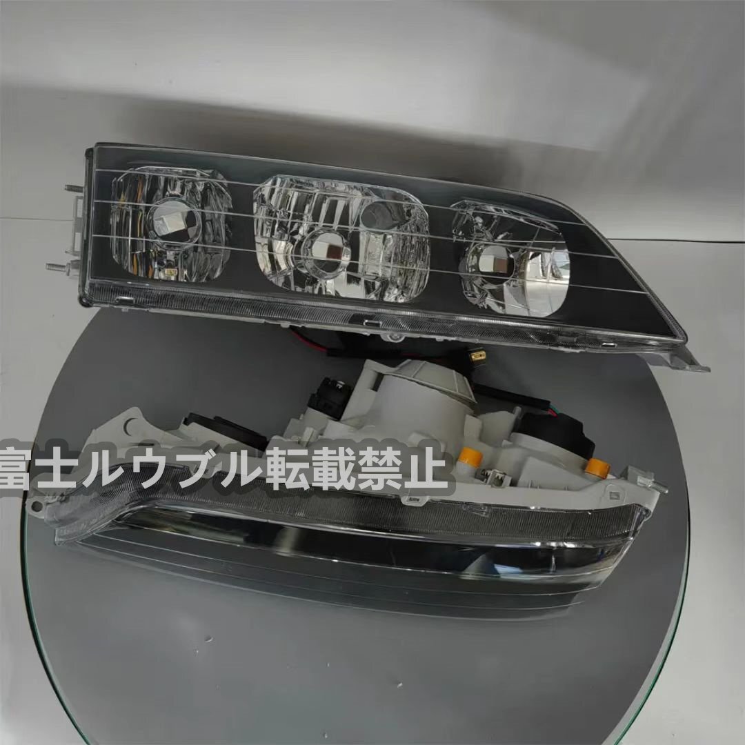 トヨタ JZX100 100系 マークII ブラックインナー 正規品 フロントライト 左右セット ツアラーV ドリフト GX100 1JZ_画像4