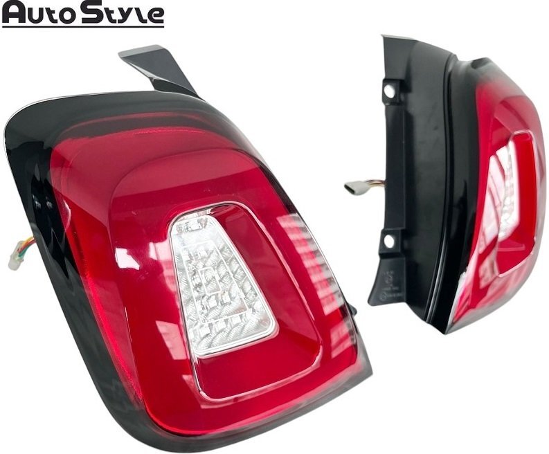 【M's】 ABARTH アバルト 595 695 シリーズ4以降 (2022.11-) Autostyle LED テールレンズ LR レッド/クリア オートスタイル パーツ 391145_画像3