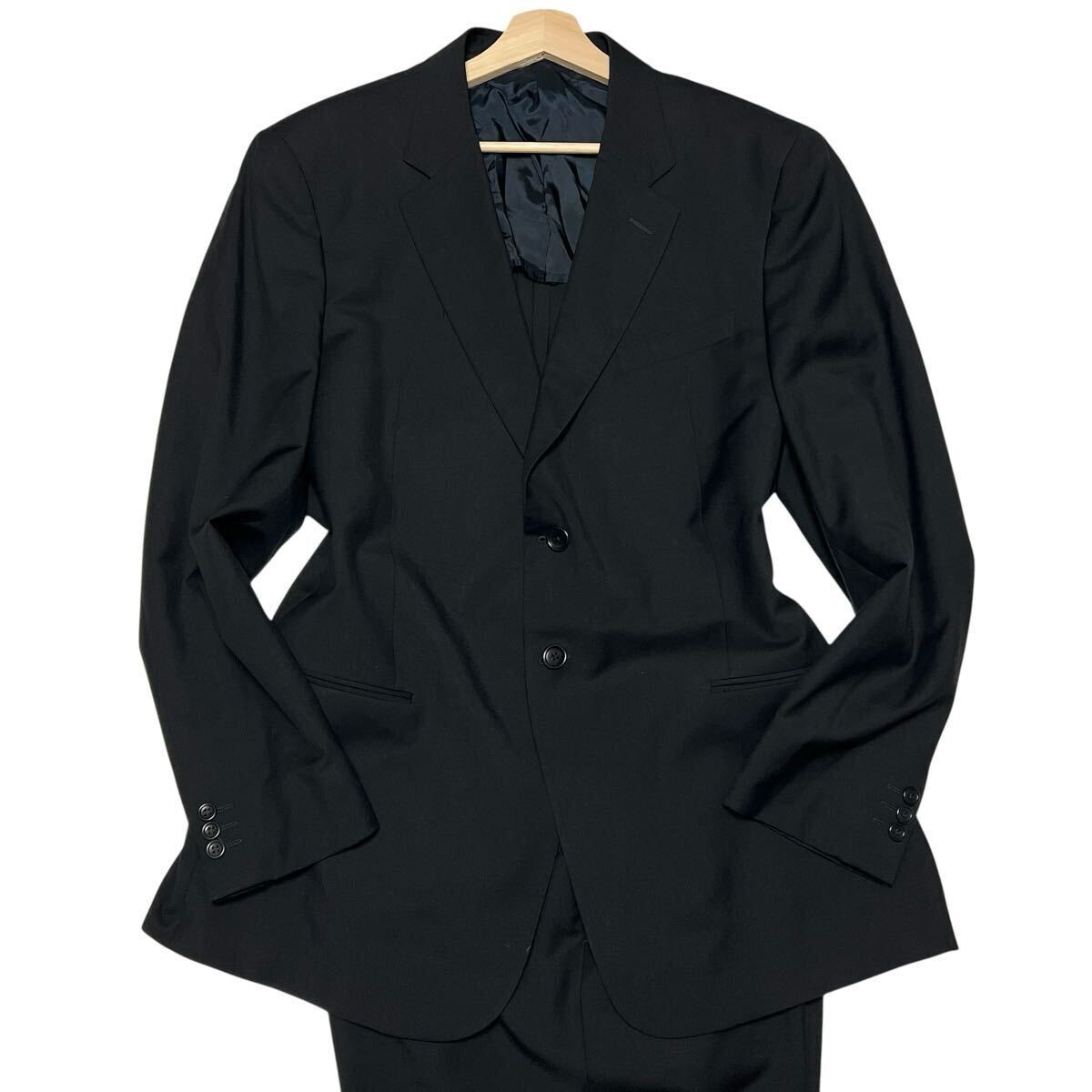 Giorgio Armani コレッチオーネ ブラックスーツジャケット 美麗品◎XXXLサイズ!!アルマーニコレッツォーニ【冠婚葬祭に最適