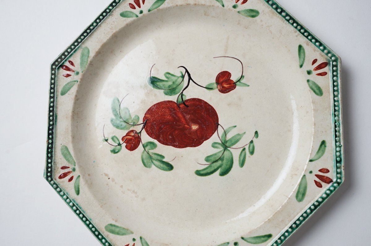 オクトゴナル プレート 深皿 イギリスアンティーク フランス