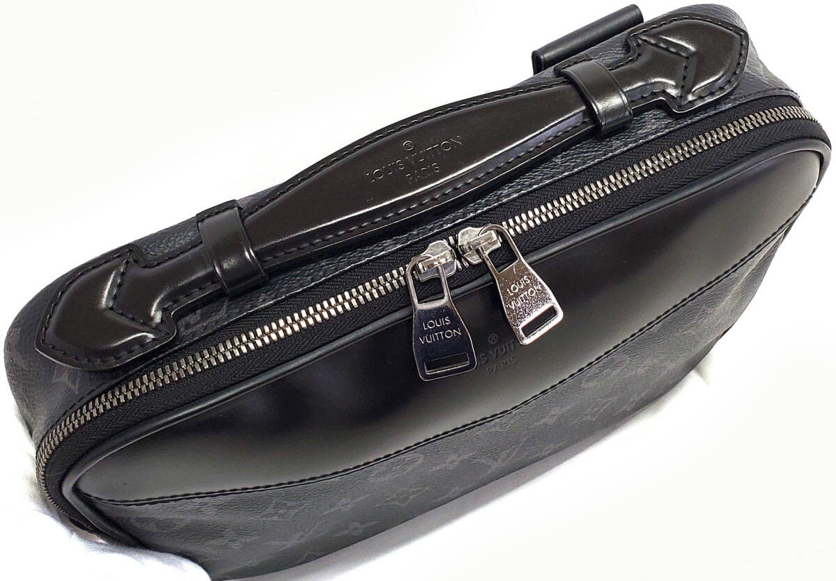 S157◆ほぼ未使用【ルイヴィトン】モノグラム エクリプス バムバッグ M42906◆ショルダー ウエストポーチ ボディバック_画像7