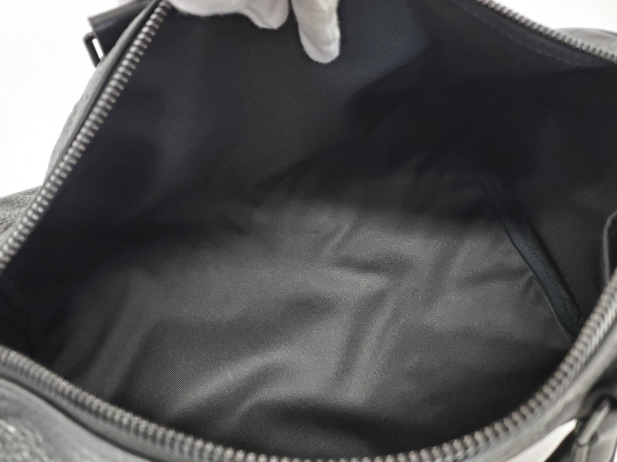 S237◆ほぼ未使用【ルイヴィトン】モノグラム トリヨン M22765 キーポル バンドリエール 35◆2wayハンドバッグ ショルダー ボストン 黒_画像9