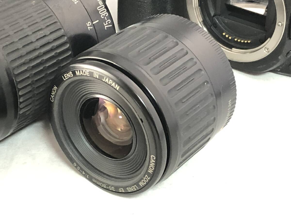 ★訳あり大特価★ キヤノン Canon EOS 50D , D30 , EF 75-300mm USM , 35-80mm #7202_画像2