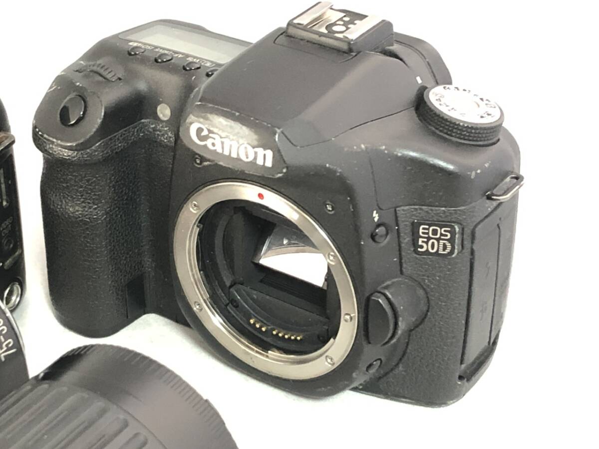 ★訳あり大特価★ キヤノン Canon EOS 50D , D30 , EF 75-300mm USM , 35-80mm #7202_画像4