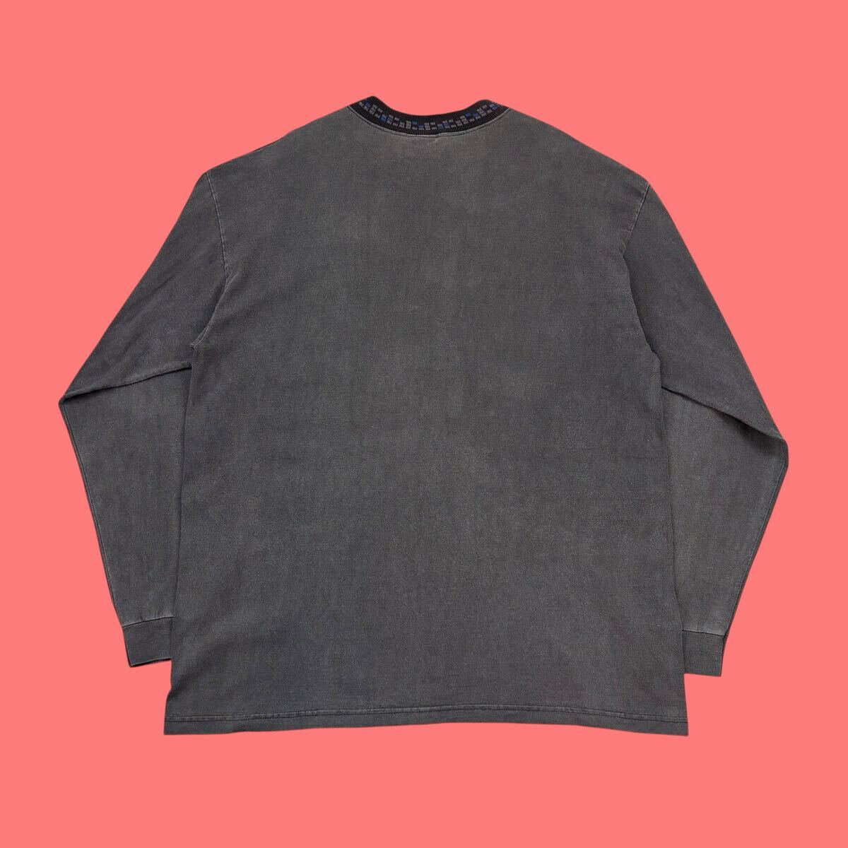 90s FILA Logo Long Sleeve Tee made in USA 90年代 フィラ ロゴ刺繍 ロングスリーブTシャツ ロンT アメリカ製 USA製 vintage ヴィンテージ_画像8