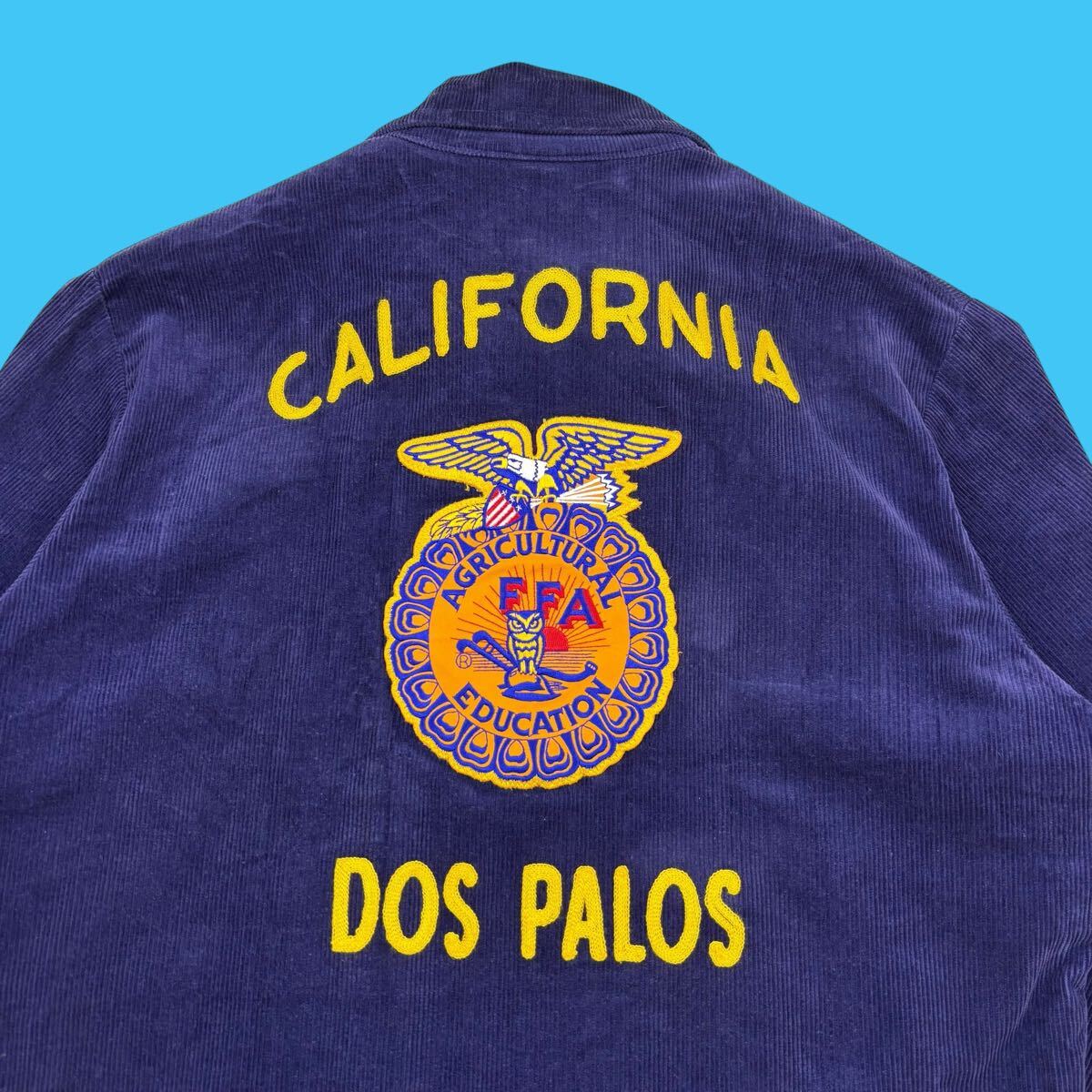 blue corduroy jacket national ffa jacket