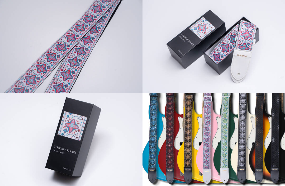 【new】GIB BASIC / Colorly Straps BLUE x RED_画像8