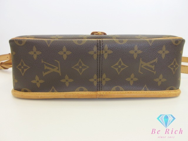 ルイ ヴィトン LOUIS VUITTON ショルダーバッグ モノグラム ソローニュ M42250 LV ロゴ 茶 ブラウン 肩掛け 【中古】【送料無料】bk10155_画像3