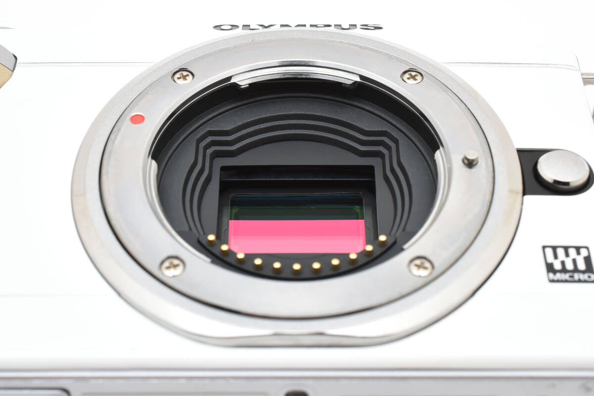 超美品 オリンパス ペン E-PL1 ミラーレスデジタルカメラボディ シャッター回数1579 ホワイト Olympus 054_画像10