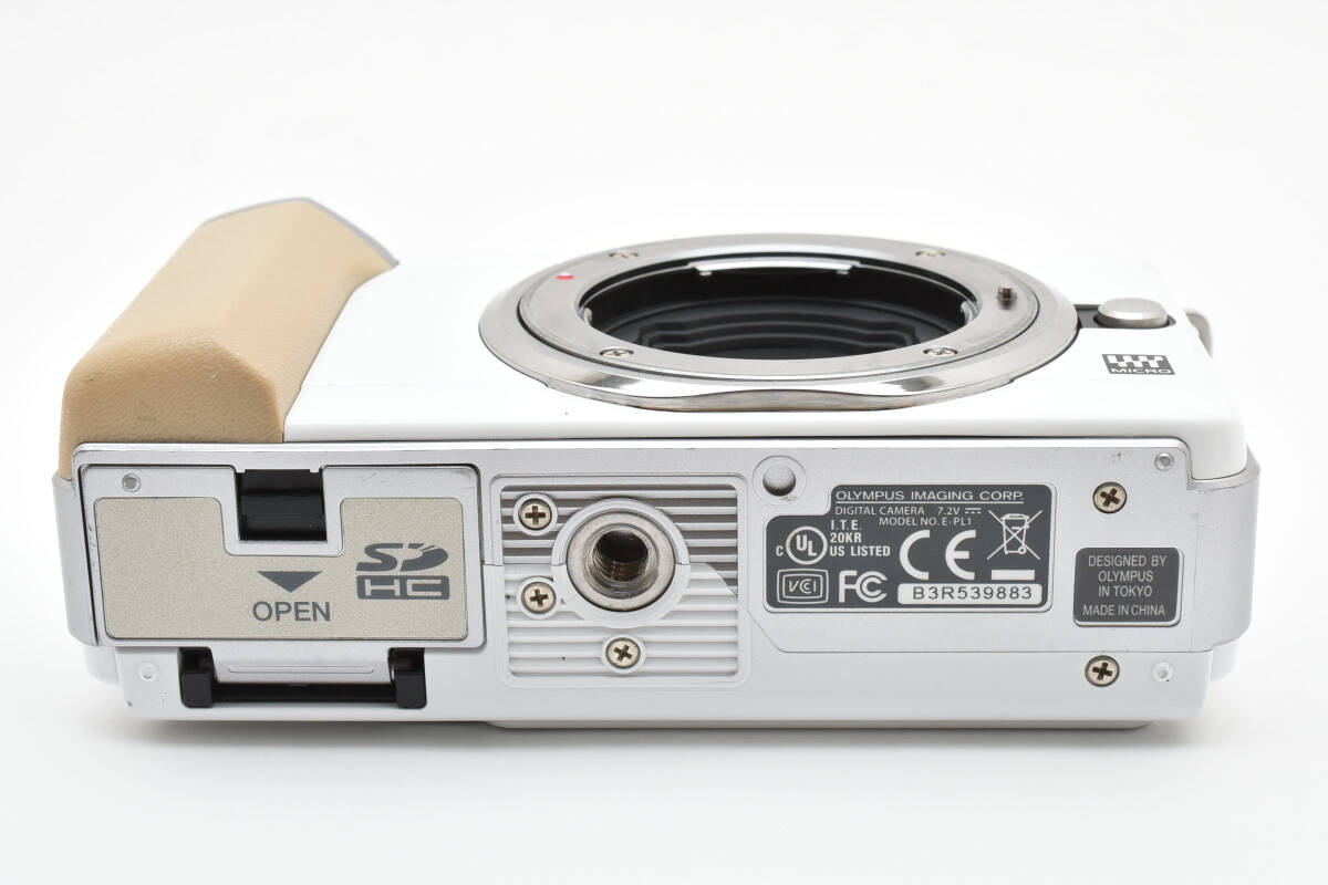 超美品 オリンパス ペン E-PL1 ミラーレスデジタルカメラボディ シャッター回数1579 ホワイト Olympus 054_画像7