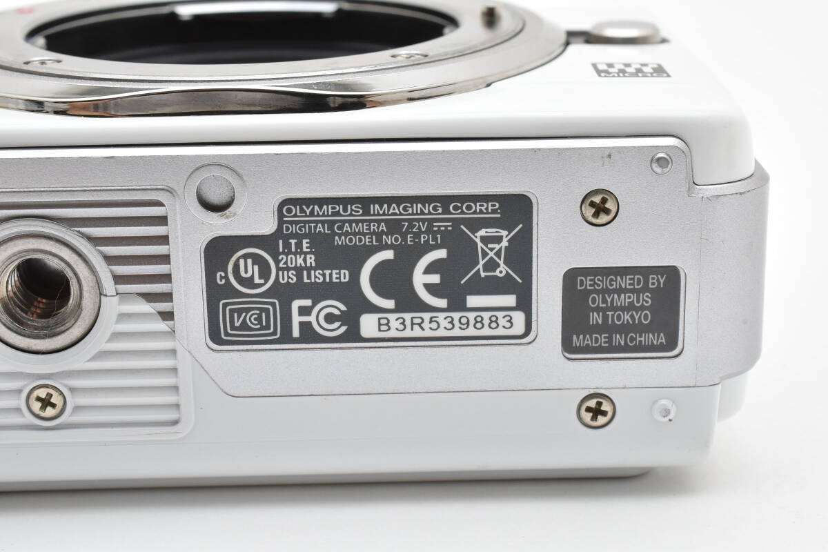 超美品 オリンパス ペン E-PL1 ミラーレスデジタルカメラボディ シャッター回数1579 ホワイト Olympus 054_画像8