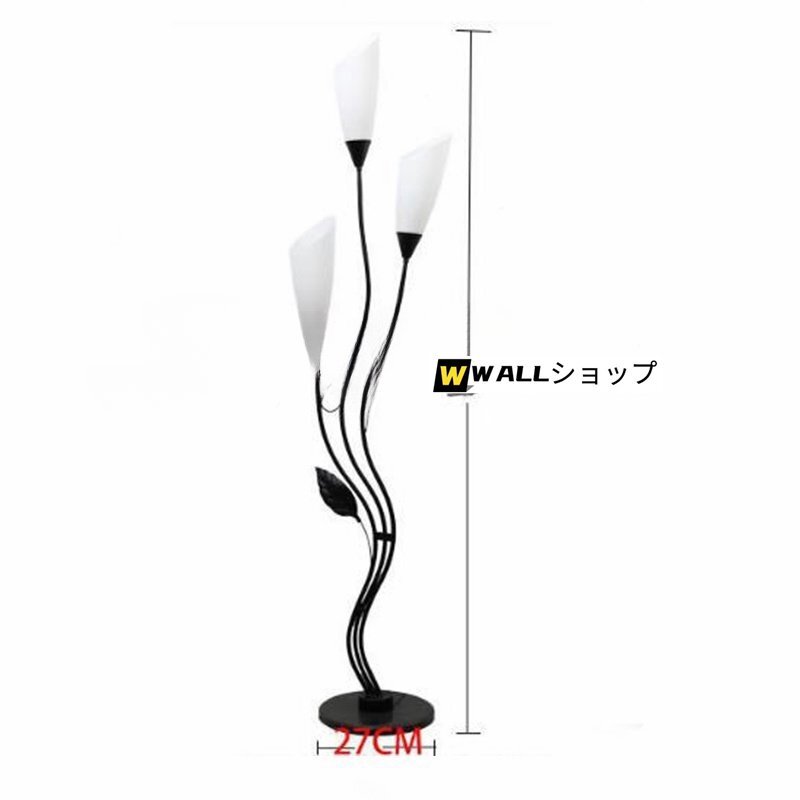 高品質(zhì) ユリ フロアライト　スタンドライト　　 照明器具 間接照明 LED ins風 北歐シンプル 間接照明 インテリア　ブラック