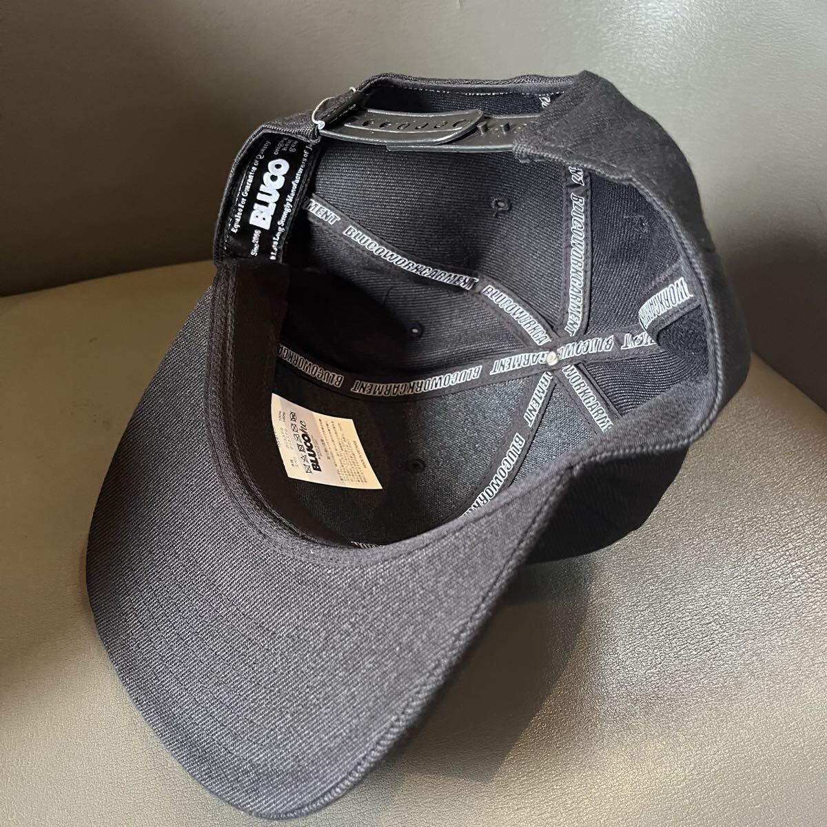 BLUCO/ブルコ　6PANEL CAP -Champ- ブラック_画像6