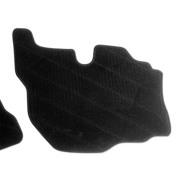 本州送料無料　三菱 ふそう ブルーテック キャンター 平成22年12月- 標準 シングル ダブル フロアマット フロント ブラック 黒_画像2