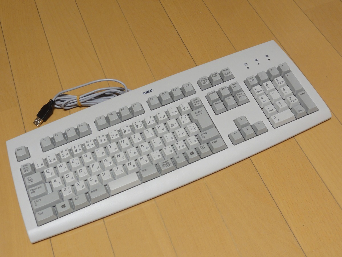 ★ほぼ未使用★NEC 純正 キーボード USBキーボード KU-1778 日本語キーボード 送料無料 _画像1