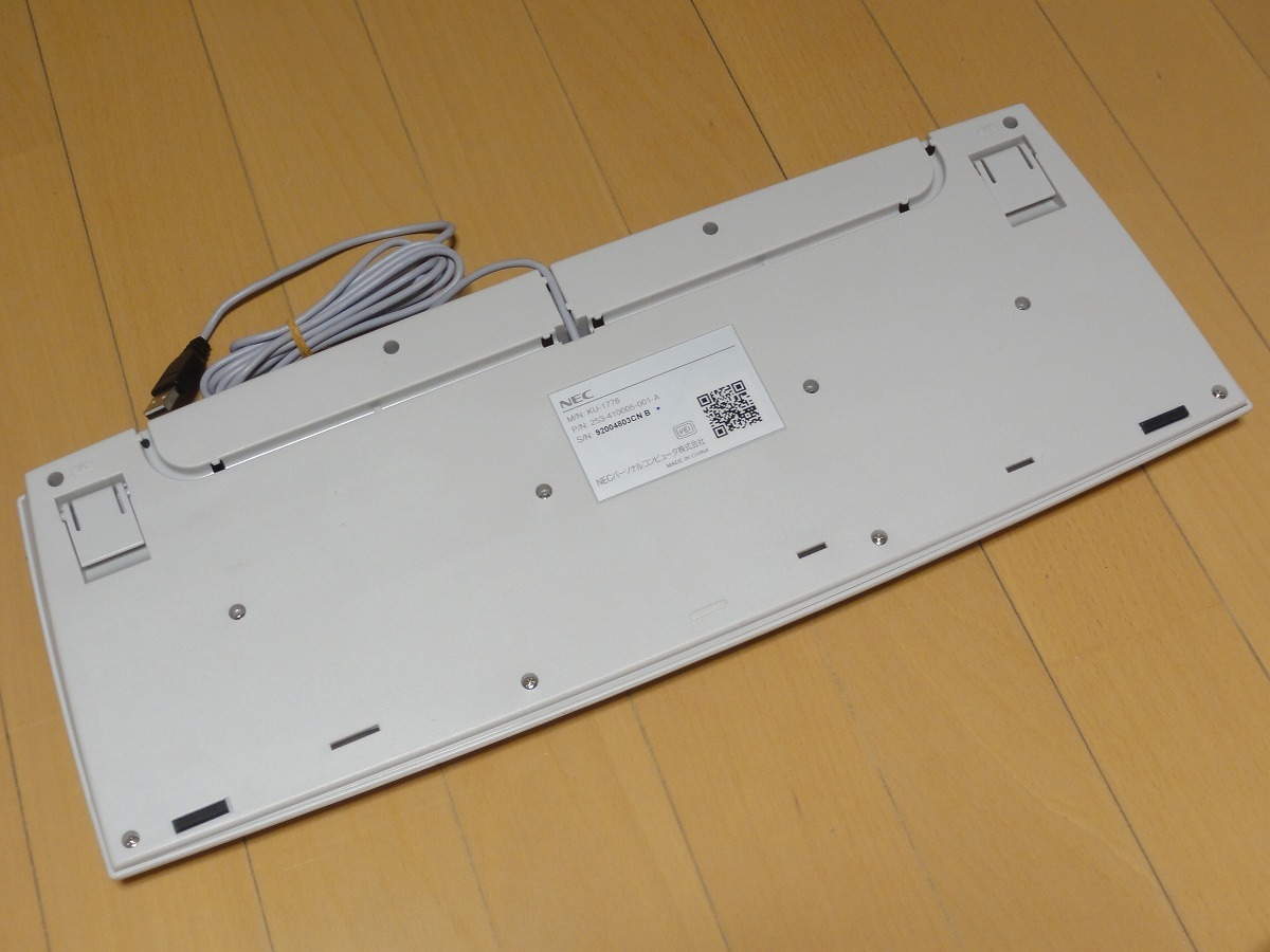 ★ほぼ未使用★NEC 純正 キーボード USBキーボード KU-1778 日本語キーボード 送料無料 _画像6