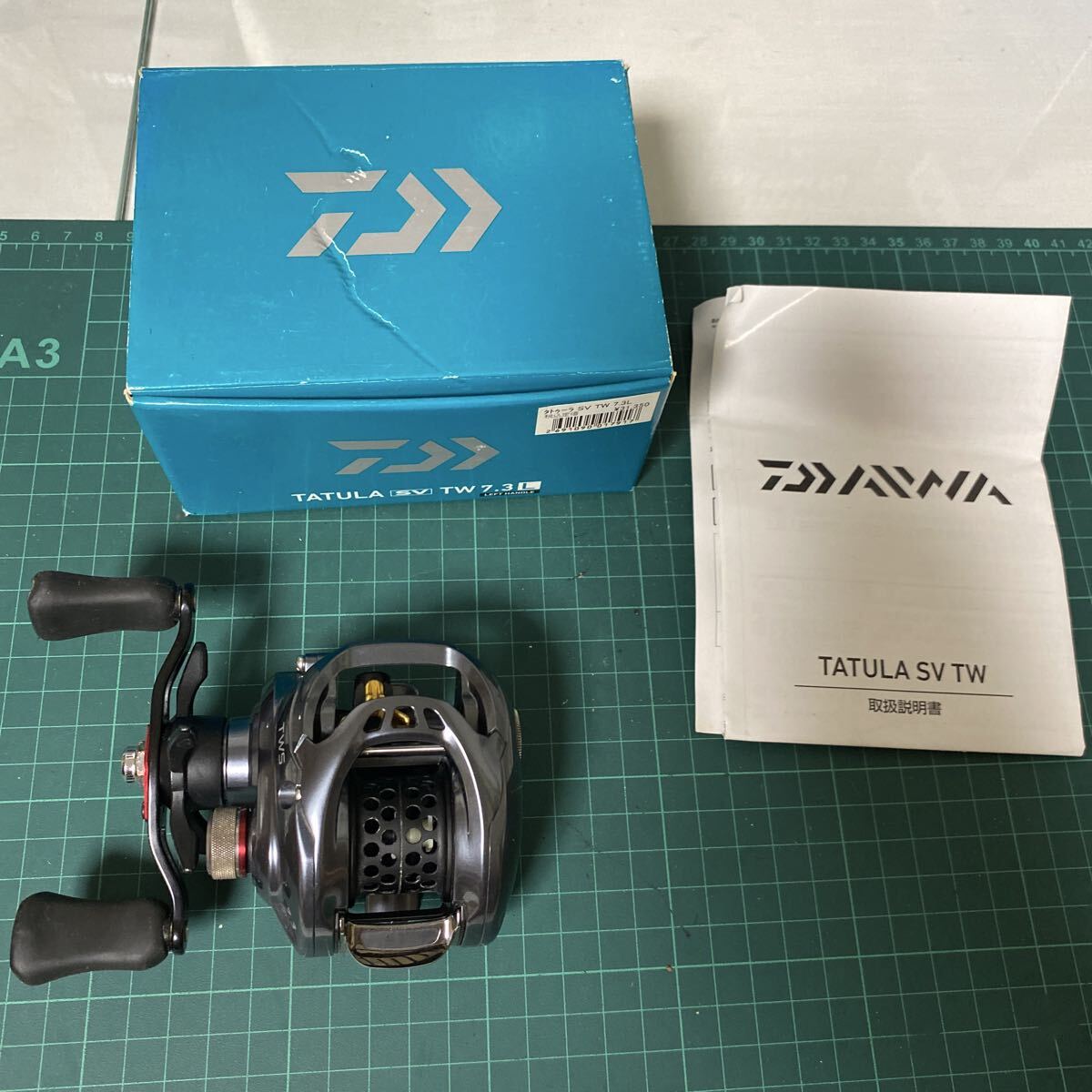 ダイワ 17 タトゥーラ SV TW 7.3L 左ハンドル中古現状品 作動確認済み ベイトリール 管3405