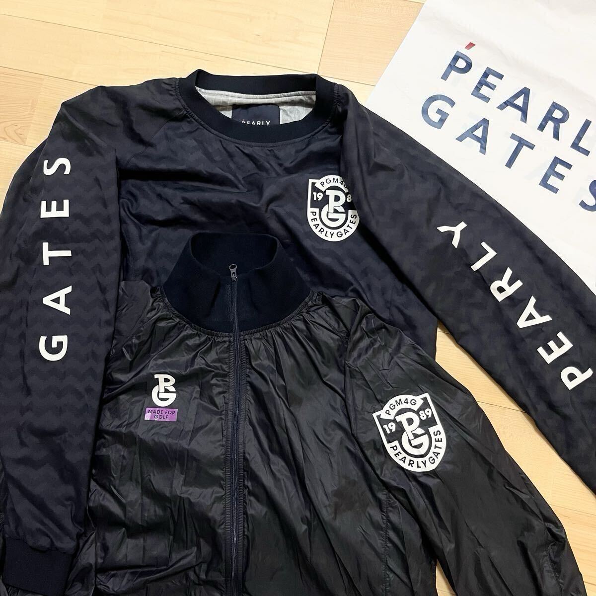 ★美品 パーリーゲイツ タフタストレッチ×CRAFTEVO ツインスニード ジャケットブルゾン ★送料無料 メンズ 正規品_画像2