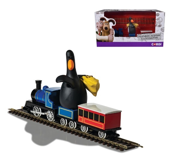 ウォレスとグルミット ★ フェザーズ・マッグロウ 汽車 電車 フィギュア A_画像1