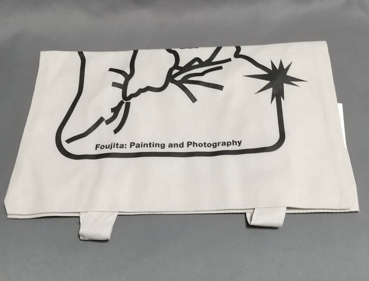 美術館グッズ　トートバッグ　猫を肩にのせる藤田嗣治〈ピクトグラム〉　ホワイト_画像2