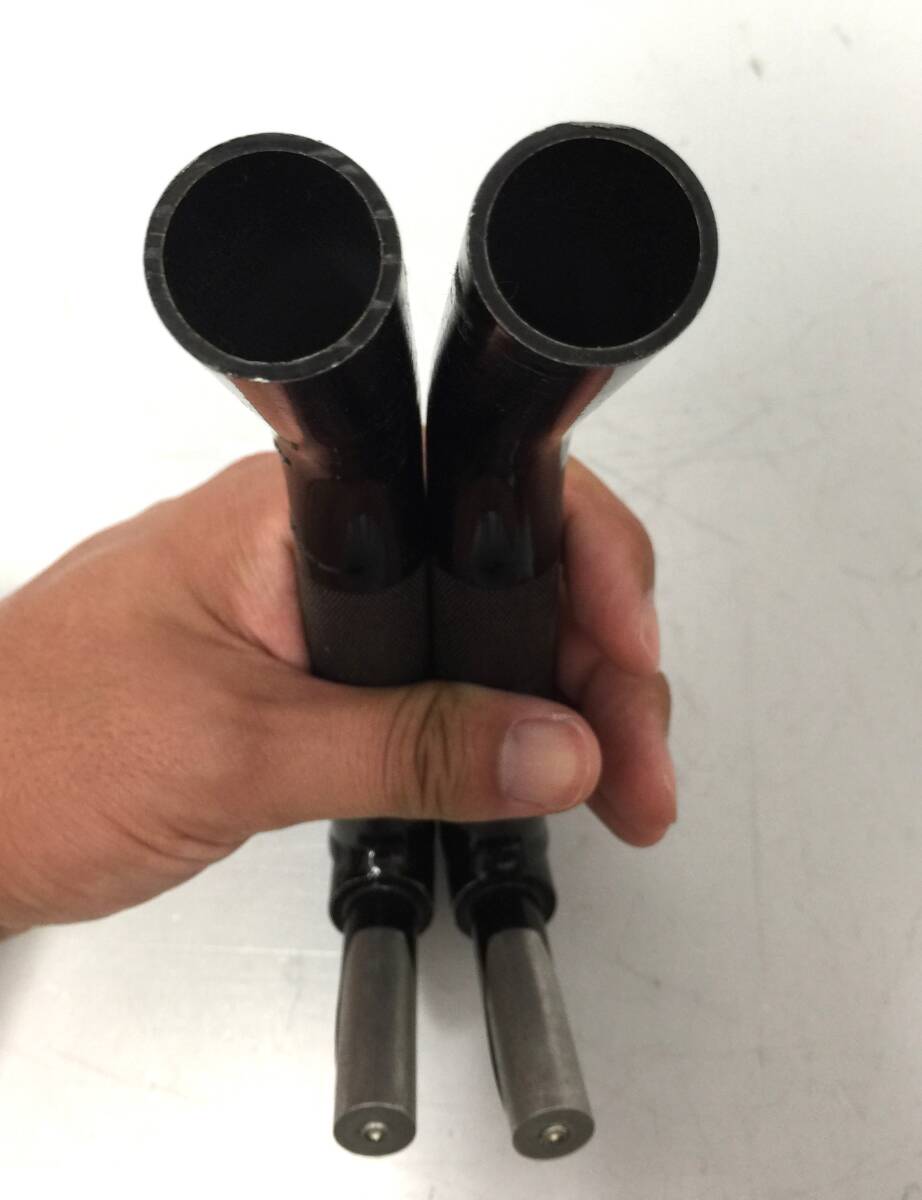 □ ステム コラム径22.2mm 2本まとめ売り 自転車 ビンテージ パーツ 中古 現状品 (NF250822) 218-1283_画像4