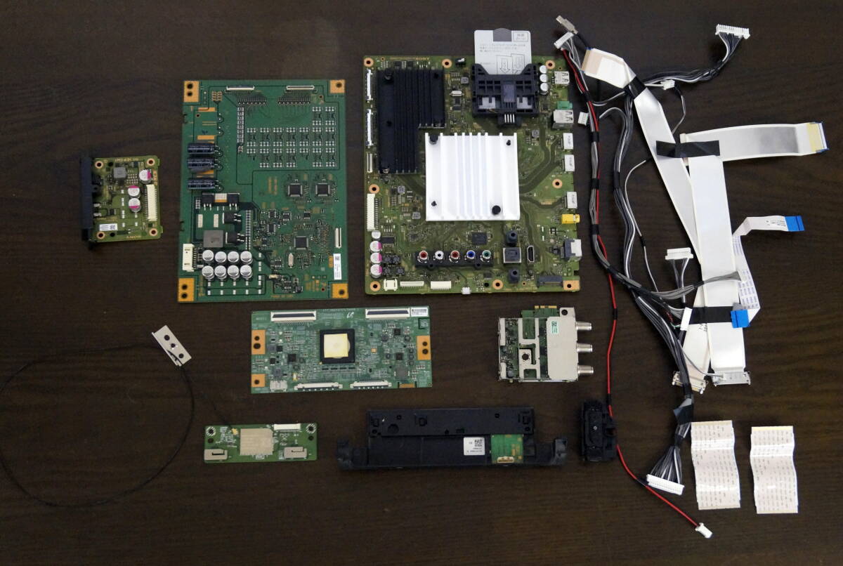 ★SONY制4K液晶テレビ★KJ-49X9000E★內(nèi)蔵基盤配線類1式★ジャンク品★