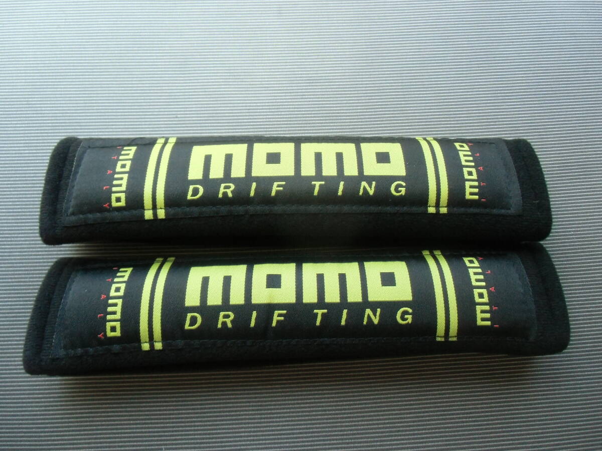  бесплатная доставка MOMO ремень безопасности накладка чёрный новый товар не использовался 