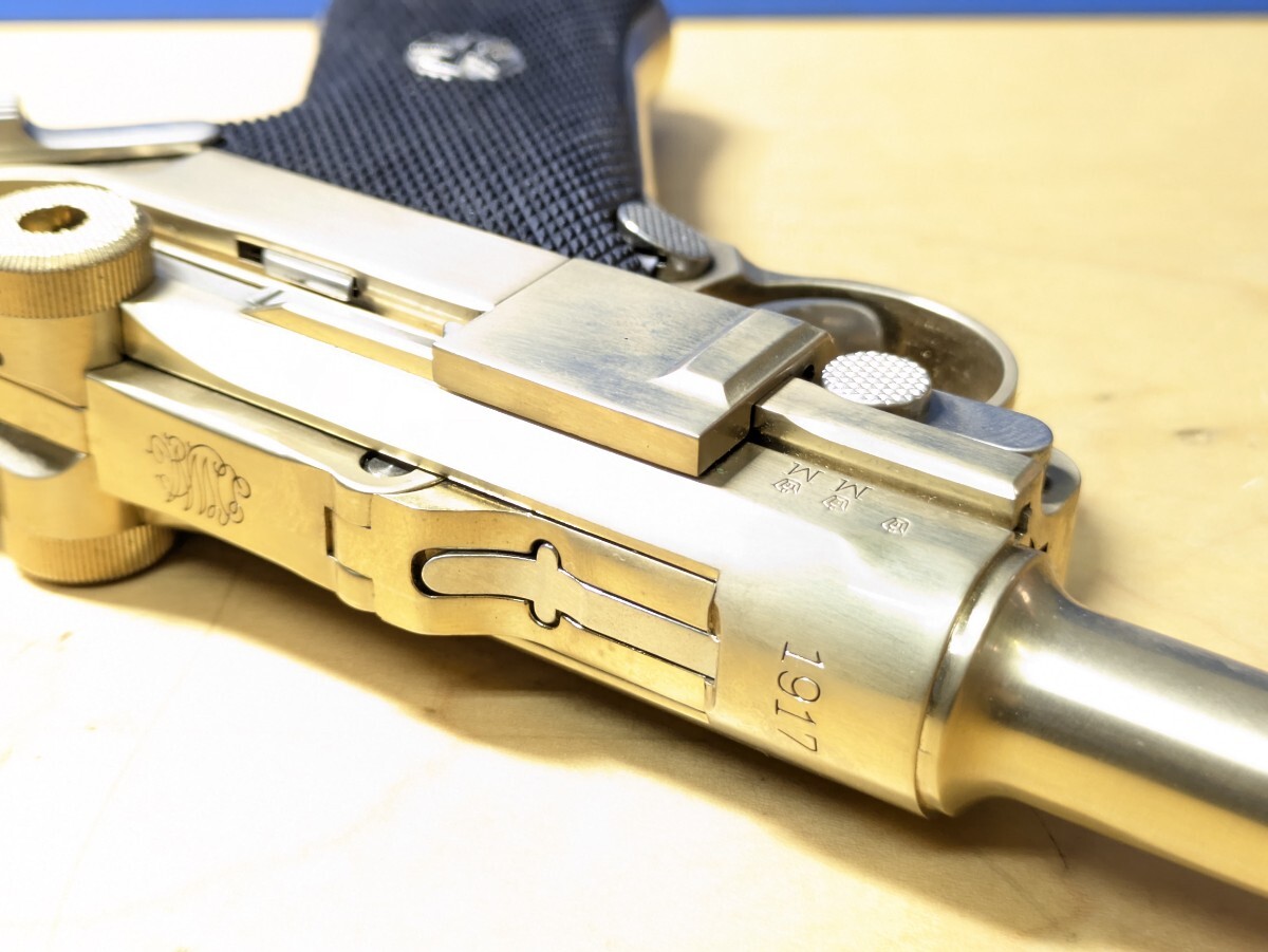 SMG刻印有】フランクリンミント LUGER P08 MARINE/ルガーP08