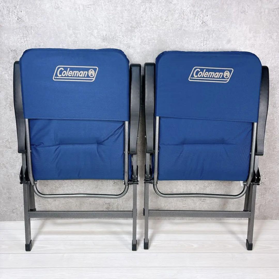 【美品】Coleman コールマン パイオニアリクライナー ネイビー 2脚セット 美品】Coleman コールマン パイオニアリクライナー ネイビー 2脚