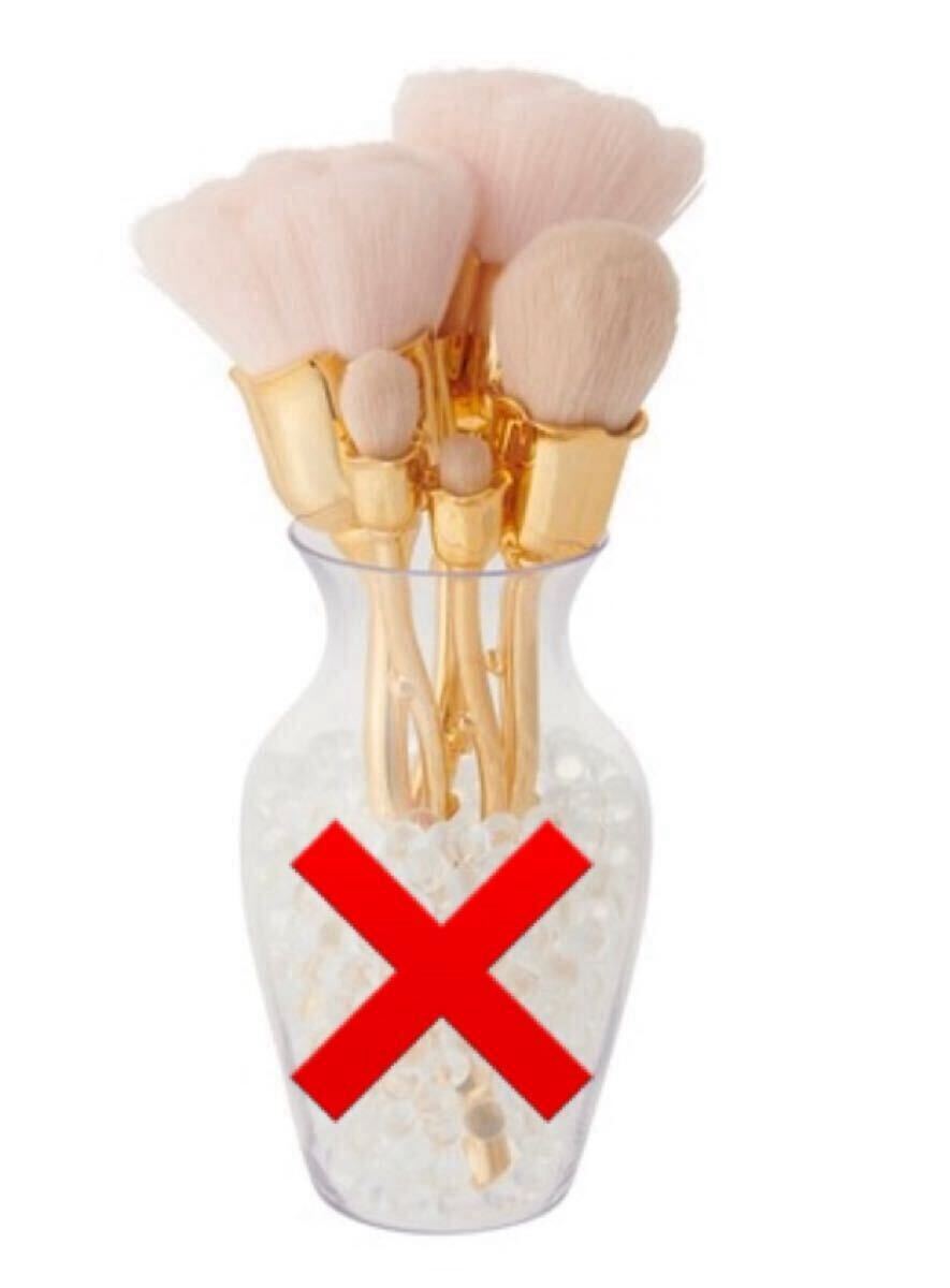 Francfranc フランフラン　化粧品 ロッサ メイクアップブラシのみセット レディース　ピンク×ゴールド フェイスブラシ?。当? bimg=