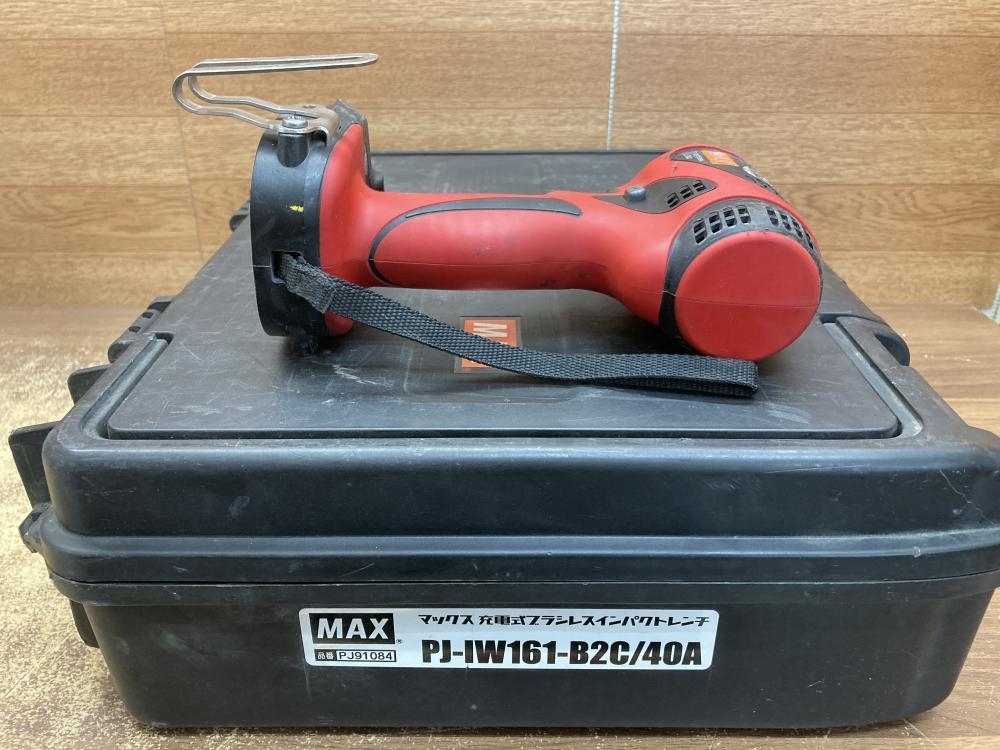 002○おすすめ品○MAX マックス 充電式インパクトレンチ PJ-IW161　充電器+ケース 高崎店_画像8