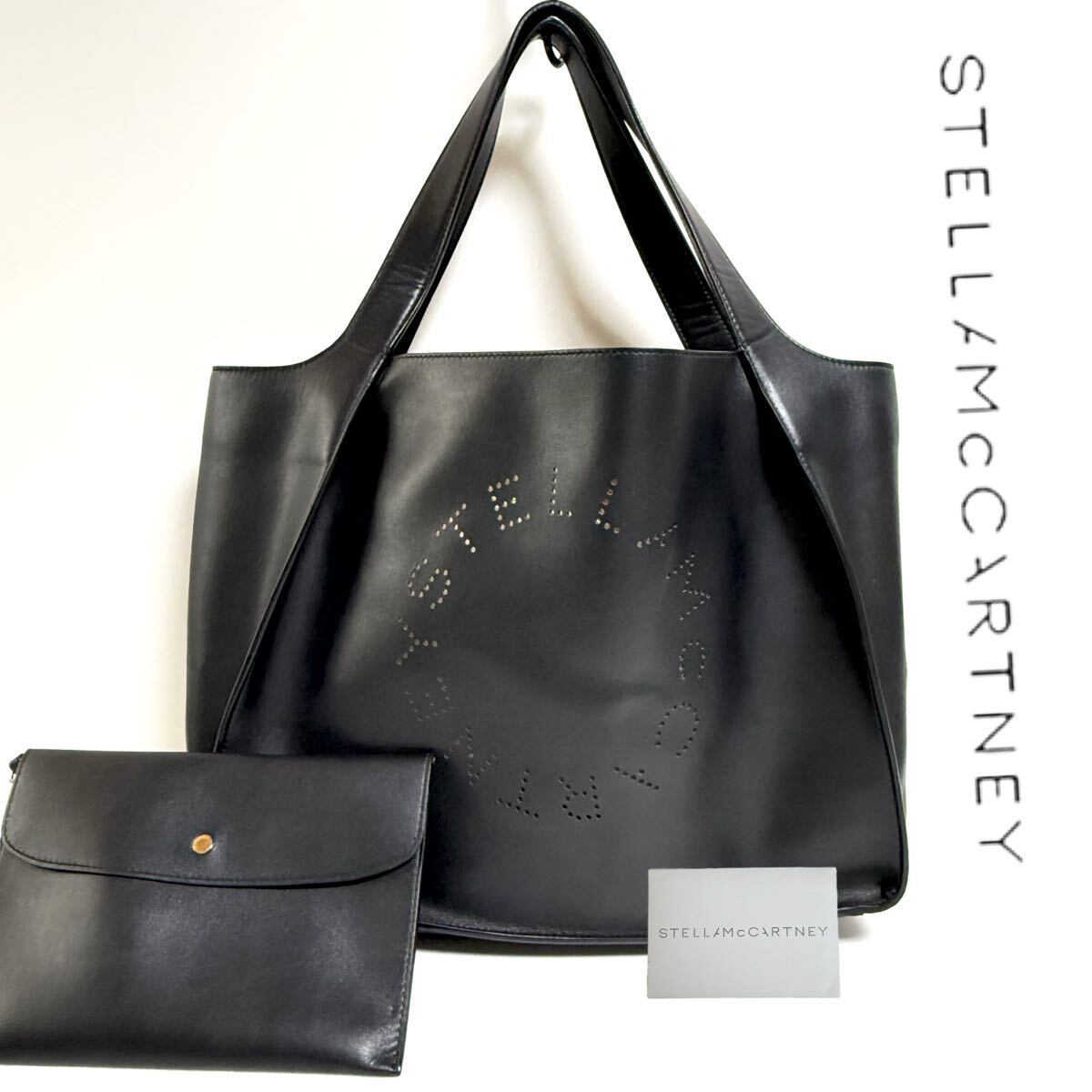 STELLA McCARTNEY ステラ マッカートニー ポーチ付き ロゴ