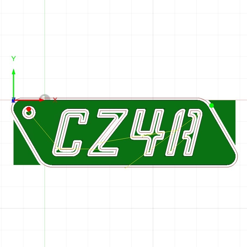 ドライカーボン 型式 キーホルダー 三菱 CZ4A ランサーエボリューション_画像2