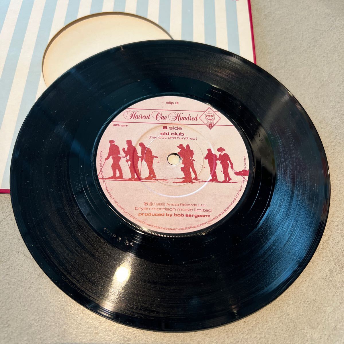 【アナログ盤】レア/UK盤/7インチ/EP/Haircut One Hundred /Fantastic Day/ヘアカット100/レコード/clip3_画像4