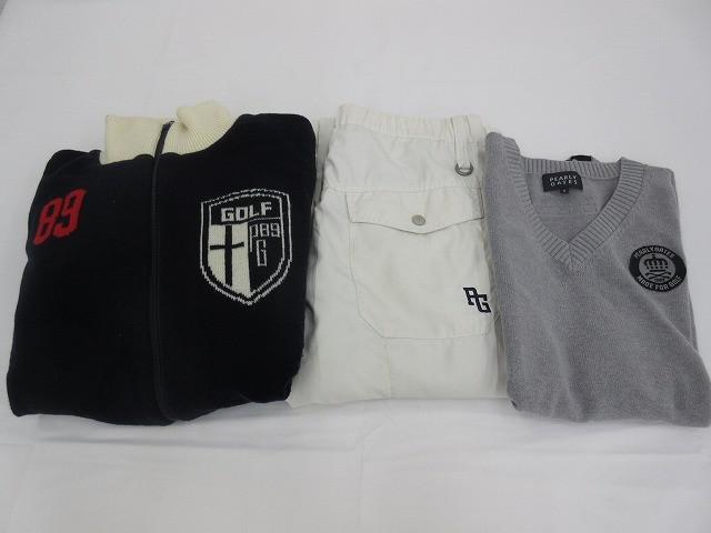  パーリーゲイツ PEARLY GATES ニットベスト ニットブルゾン 防寒パンツ ゴルフウェア 3点 4 5