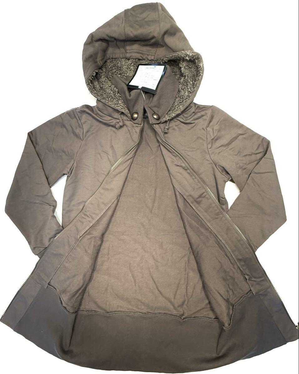 (送料無料)新品未使用品 COOL&CUTE STYLE ADJOIN ガールズ フード付ジャケット☆色カーキ☆サイズ M(160) 胸囲76〜84㎝_画像2