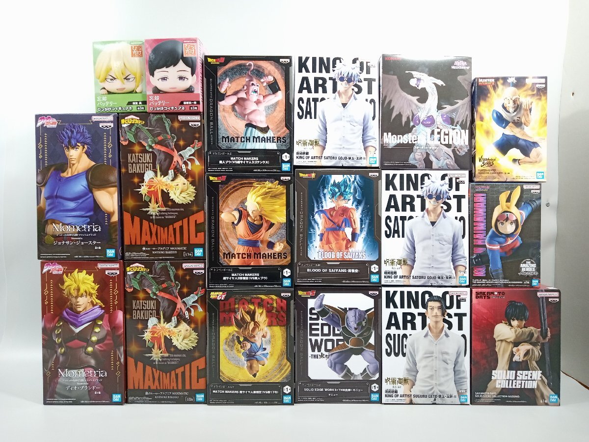 フィギュア まとめ売り 23体 ドラゴンボール 呪術廻戦 ヒロアカ その他【A】 未開封】ドラゴンボール/ヒロアカ/ジョジョ/呪術廻戦 他