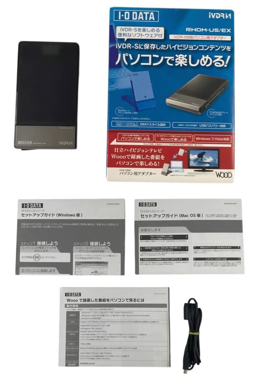 HY3474F I-O DATA USB2.0対応iVDR-Sアダプター RHDM-US/EX_画像1