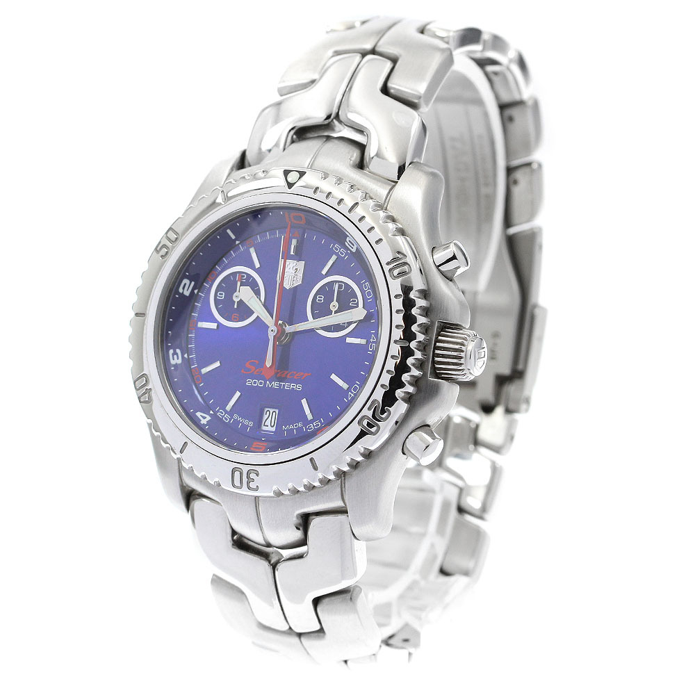 タグホイヤー TAG HEUER CT1115 リンク シーレーサー クロノグラフ デイト クォーツ メンズ _896179_画像2
