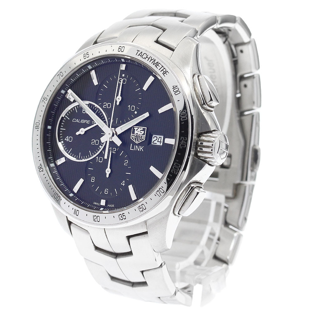 タグホイヤー TAG HEUER CAT2010 リンク デイト クロノグラフ キャリバー16 自動巻き メンズ 保証書付き_894567_画像3