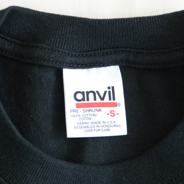 デッドストック 00s anvil ポケット Tシャツ ポケT 黒 size S_画像3