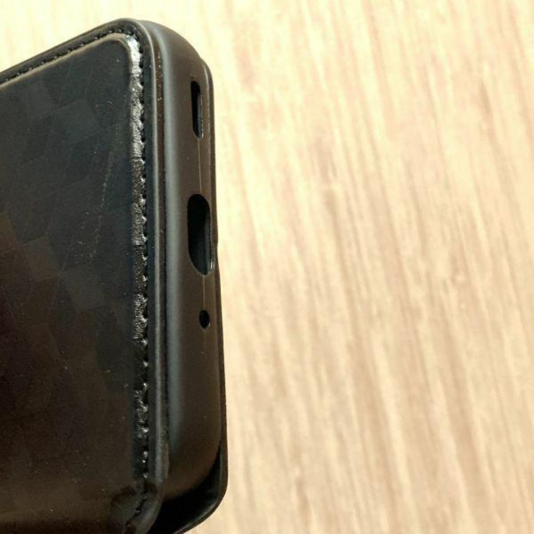 AQUOS wish4　手帳型 ケース　 ブラック　管理243-6_画像3