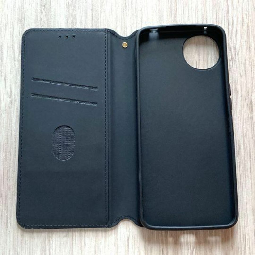 AQUOS wish4　手帳型 ケース　 ブラック　管理243-6_画像6