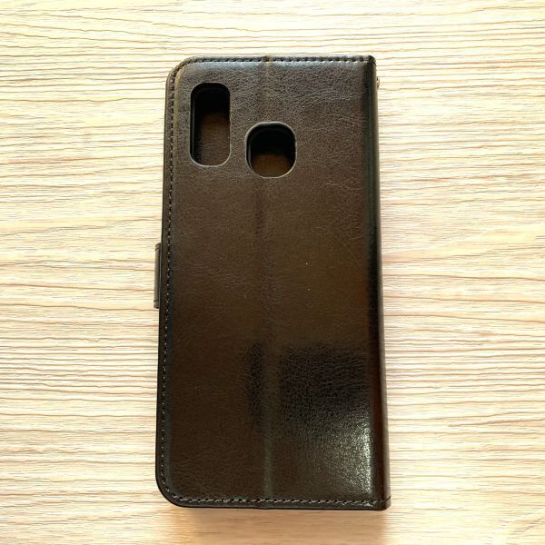 Galaxy A30　手帳型ケース　ブラック　ストラップ付　カード収納可　管理14-9_画像7