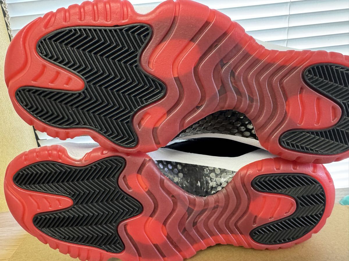 Nike Air Jordan 11 Retro Low Bred 2025 ナイキ エアジョーダン11 レトロ ブレッド 黒赤 FV5104-006 28cm US10 新品未使用_画像5