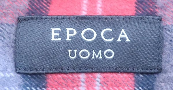 2-1992B/EPOCA チェックネルシャツ エポカ_画像3