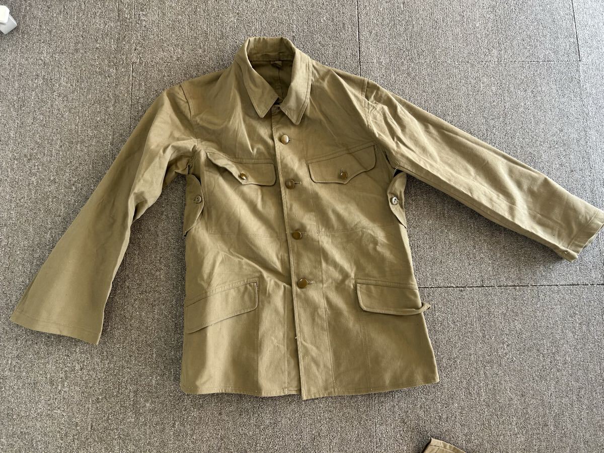 軍服 大日本帝国陸軍 旧日本軍 三式 中號 昭和十九年製 廣支検定 当時物 骨董 軍服 三式 大號 昭和十九年製 廣支検定 他 ショルダーバッグ
