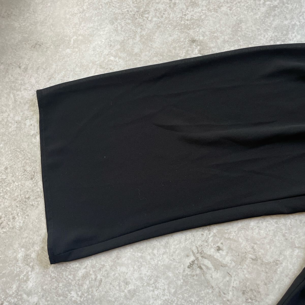 新品未使用　リリーブラウン　刺繍　レース　ガウン　カーディガン　黒　長袖　花柄　前開き　羽織り　ブラック　 ロング_画像5